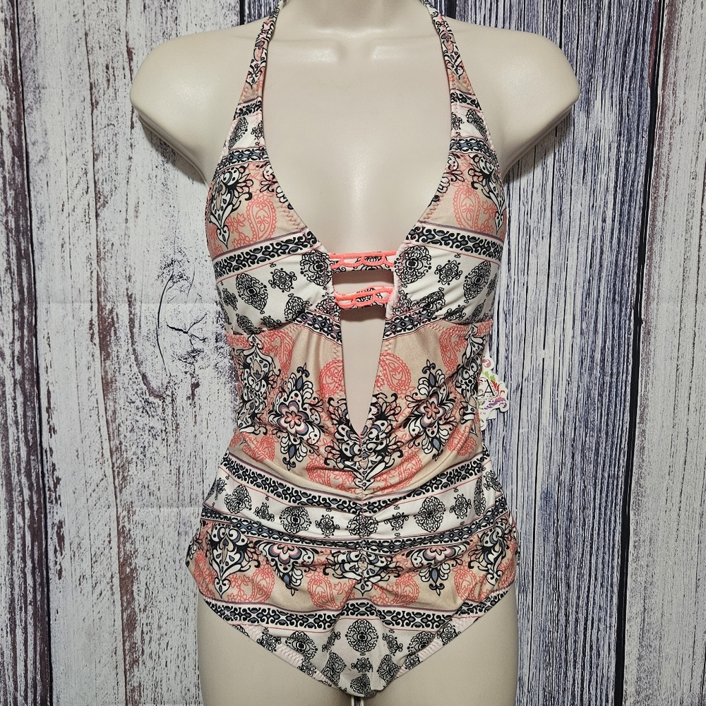Becca belly dancer plunge swimsuit